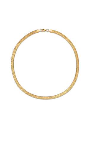 Shop Women's Gold Herringbone Chain Necklaces Online at Rock 'N Rose Boutique
