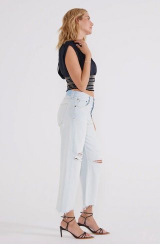 Shop Online at Rock 'N Rose Boutique for Women's Trending Denim Cropped Jeans