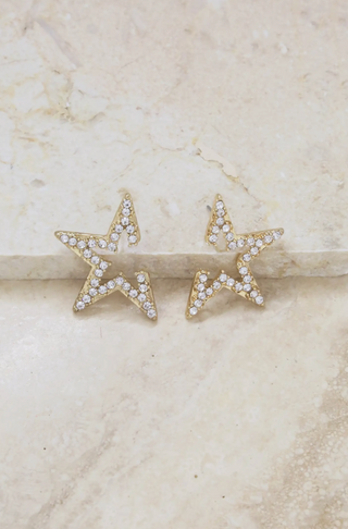 Buy the Star Light Crystal Stud Earring by Ettika Online in Women's Jewelry at Rock 'N Rose Boutique