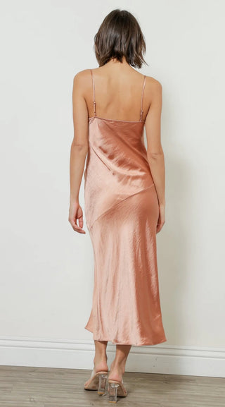 Buy Satin Midi Dresses from Line & Dot Online at Rock 'N Rose Boutique 