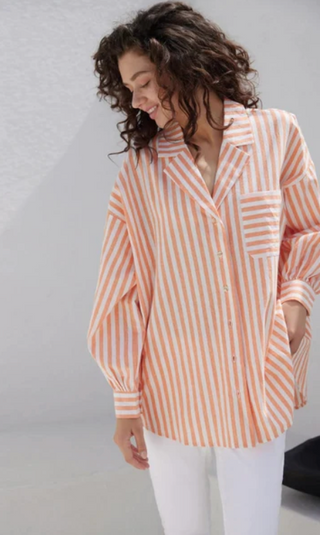 Shop Women's Oversized Button Down Shirts from Lost + Wander Online at Rock 'N Rose Boutique